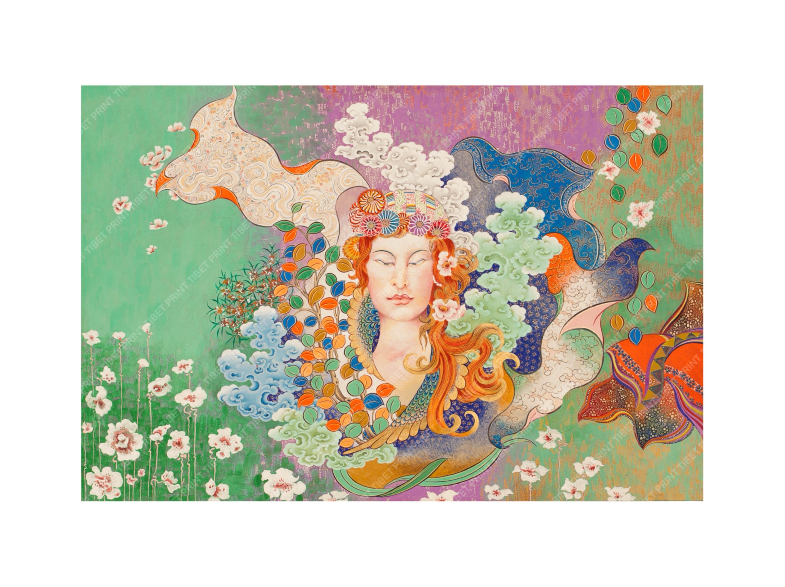 lady Buddha by Pema Rinzin