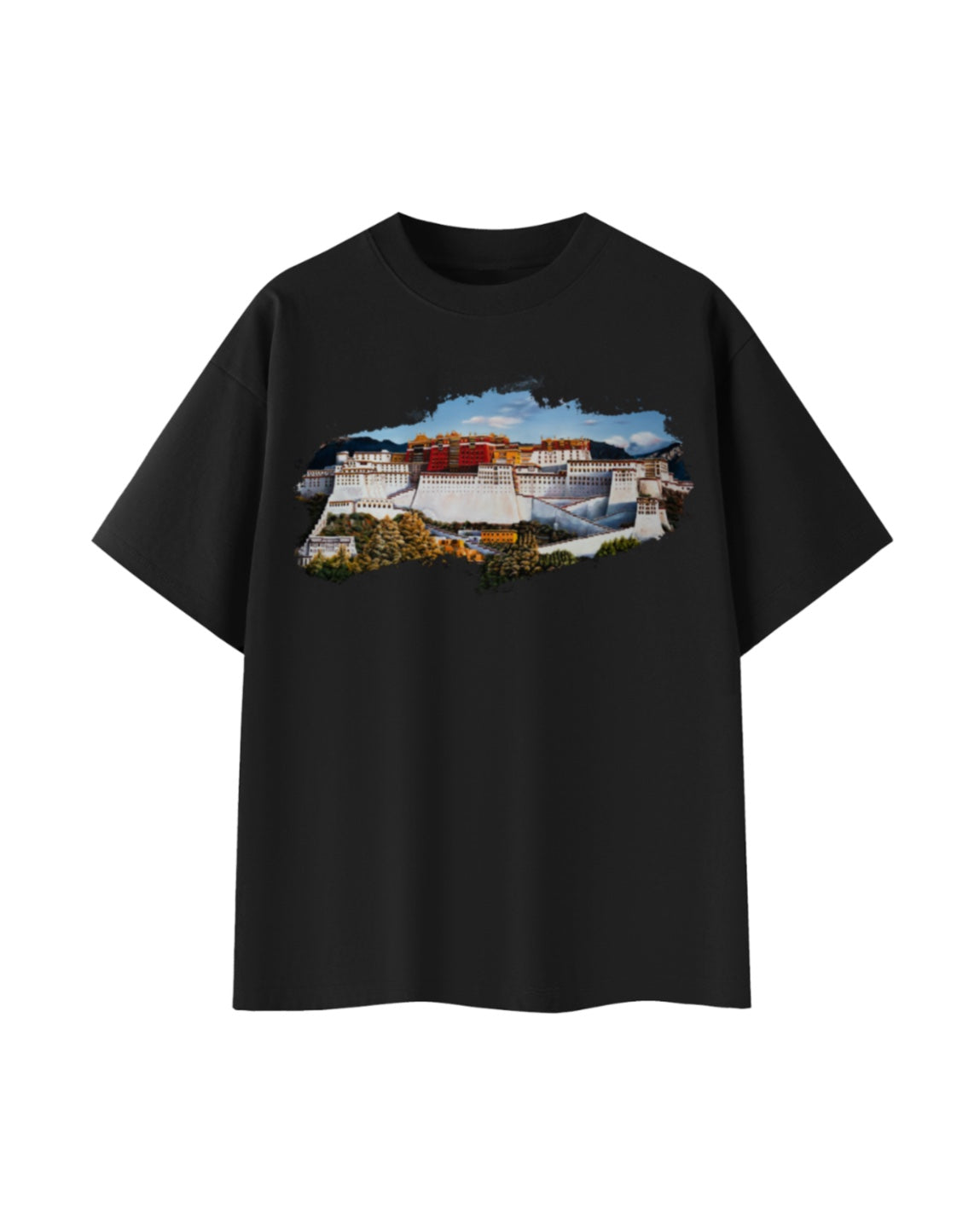 Potala Print on T-shirt