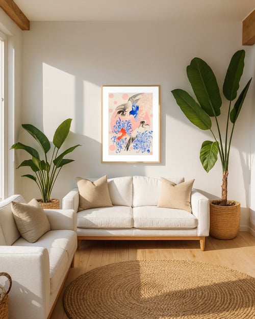 Pink Moon by Pema Rinzin